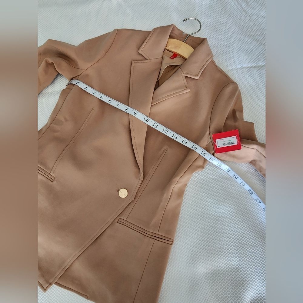 SPANX Women's Tan Blazer Jacket - Picture 10 of 15